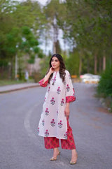 Urge 2PC Unstitched Lawn Printed Shirt with Printed Trousers - RF1107 royalpret