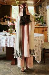 Zara Shah Jahan - 3PC Unstiched Lawn Embroidered Shirt With Slub Net Dupatta - RF1096 royalpret