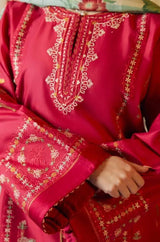 Zara Shah Jahan - 3PC Unstitched Lawn Embroidered Shirt with Printed Slub Net Dupatta - RF1092 royalpret