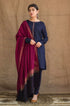 Zarpash - 3PC Dhanak Shirt with Wool Shawl and Dhanak Trousers - RW0389