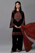 Maria B - 3PC Lawn Heavy Embroidered Shirt With Bamber Embroidered Chiffon Dupatta and Lawn Trousers - RD0535