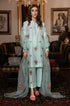 Maria B - 3PC Katan Silk Embroidered Shirt with Embroidered Organza Dupatta - R0147