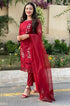 Nadia Farooqi - 3PC Organza Heavy Embroidered Shirt & Organza Dyed Dupatta - RG0505