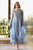 Nadia Farooqi - 3PC Organza Heavy Embroidered Shirt & Organza Dyed Dupatta - R6004